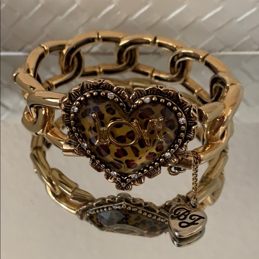 Betsey Johnson Gold Leopard Bracelet 🐆
